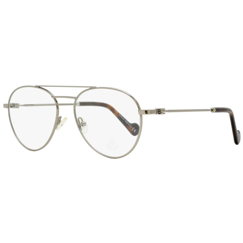 Moncler Oval Eyeglasses ML5023 014 Ruthenium/Dark Havana 54mm 5023